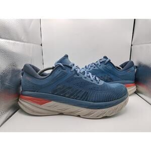 Size 11M 2E - Hoka One Bondi 7 Wide Real Teal Outer Space Blue - 1110530 RTOS